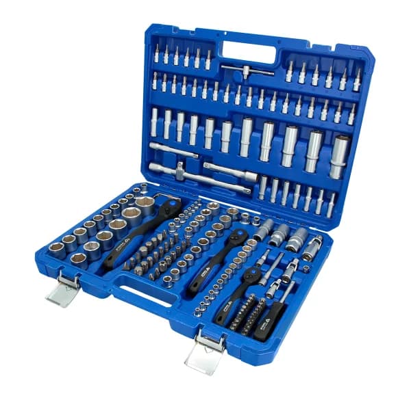 BRILLIANT TOOLS STECKSCHLÜSSEL SATZ 172-TEILIG 1/4", 3/8", 1/2"