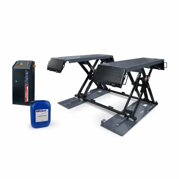 MOBILE KURZHUB SCHERENHEBEBÜHNE WEBER KHB-1000E INKL. ÖL