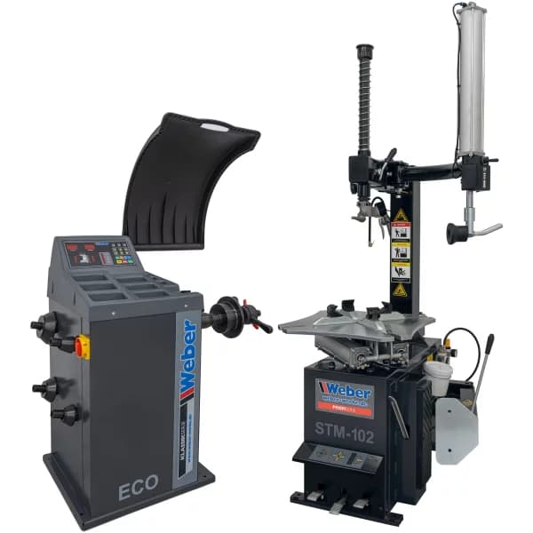 PKW Reifenmontiermaschine STM-102 und Radwuchtmaschine "ECO"