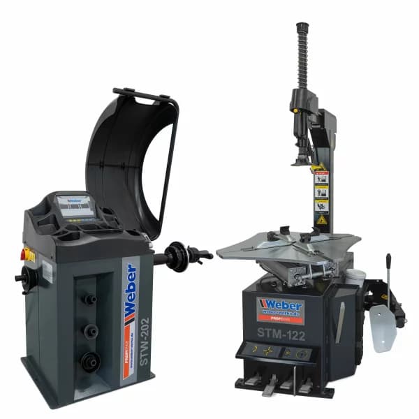 PKW REIFENMONTIERMASCHINE STM-122 UND RADWUCHTMASCHINE STW-202