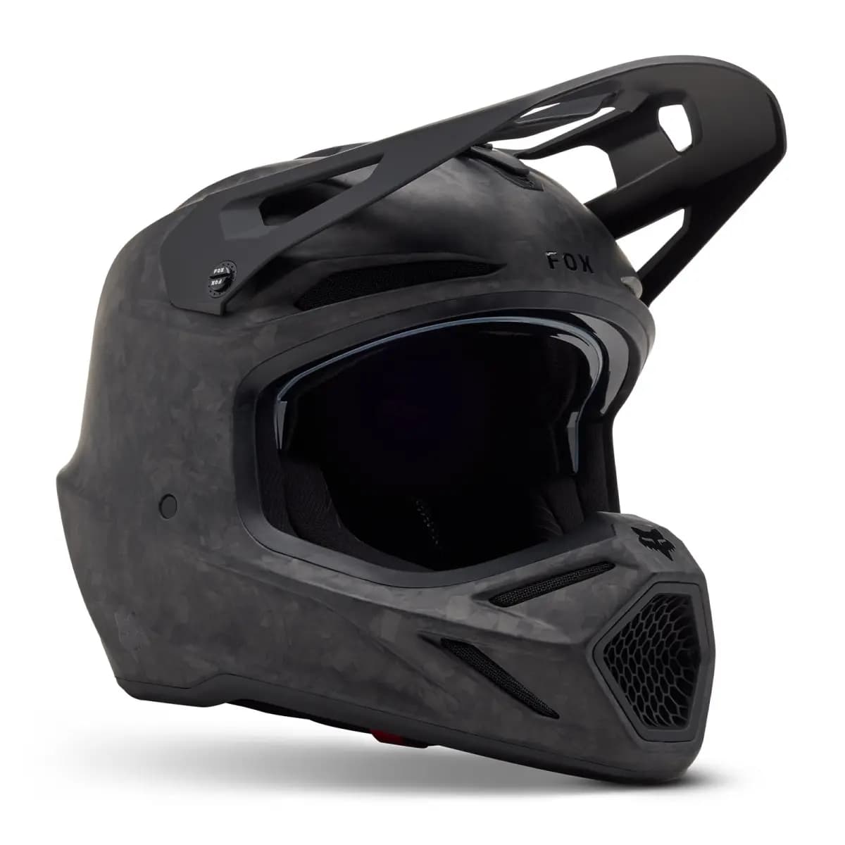 FOX Helm V3 RS schwarz matt Solid Carbon XL