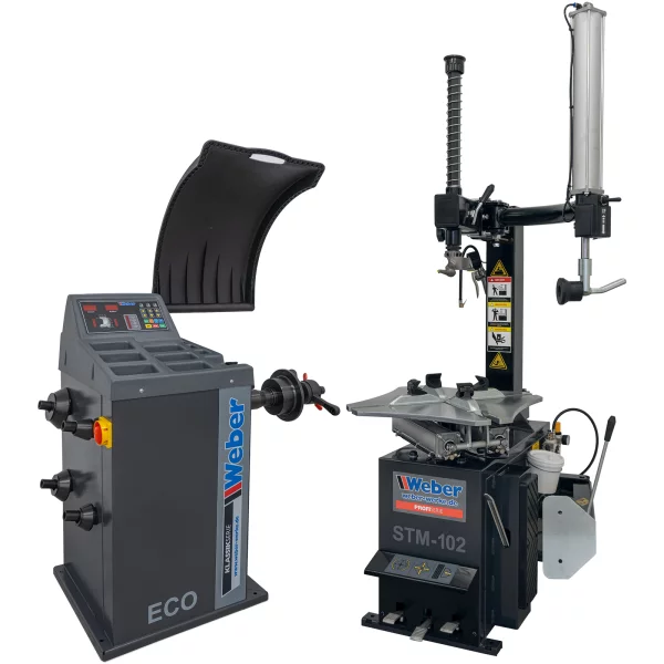 PKW Reifenmontiermaschine STM-102 und Radwuchtmaschine "ECO"