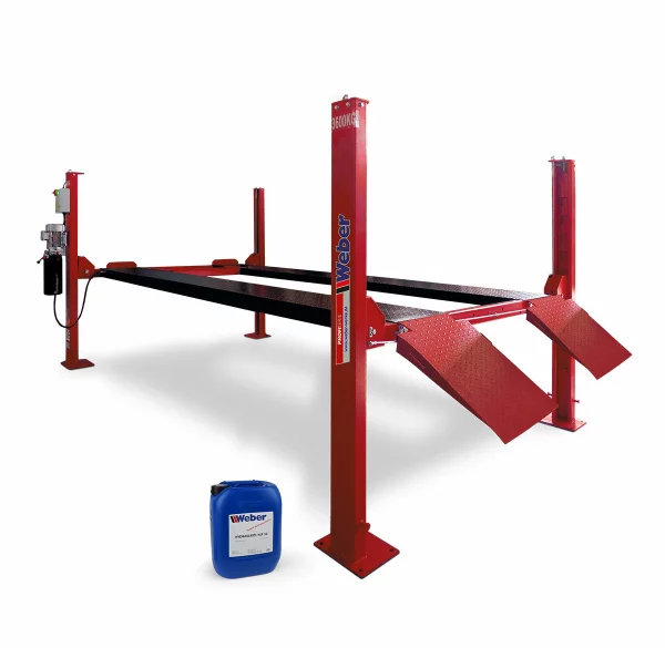 Mobile 4 Säulen Parkhebebühne Weber Profi Serie Autolift 3.6