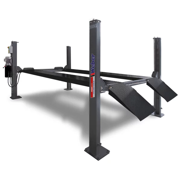 MOBILE 4 SÄULEN PARKHEBEBÜHNE WEBER PROFI SERIE AUTOLIFT 3.6
