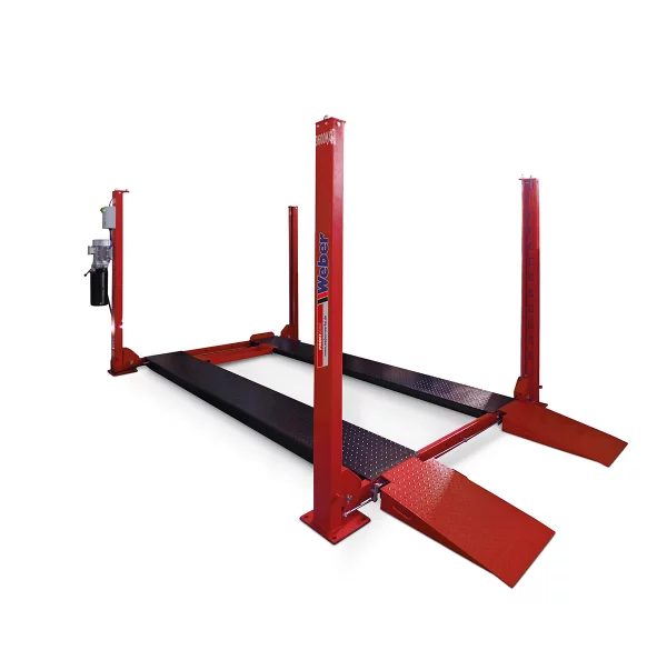 Mobile 4 Säulen Parkhebebühne Weber Profi Serie Autolift 3.6 2