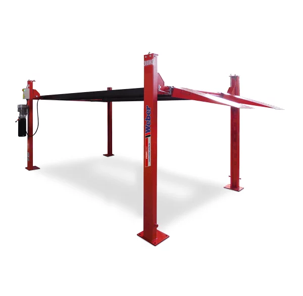 Mobile 4 Säulen Parkhebebühne Weber Profi Serie Autolift 3.6 3