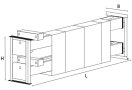 Versandbild Dimensionshebebühne